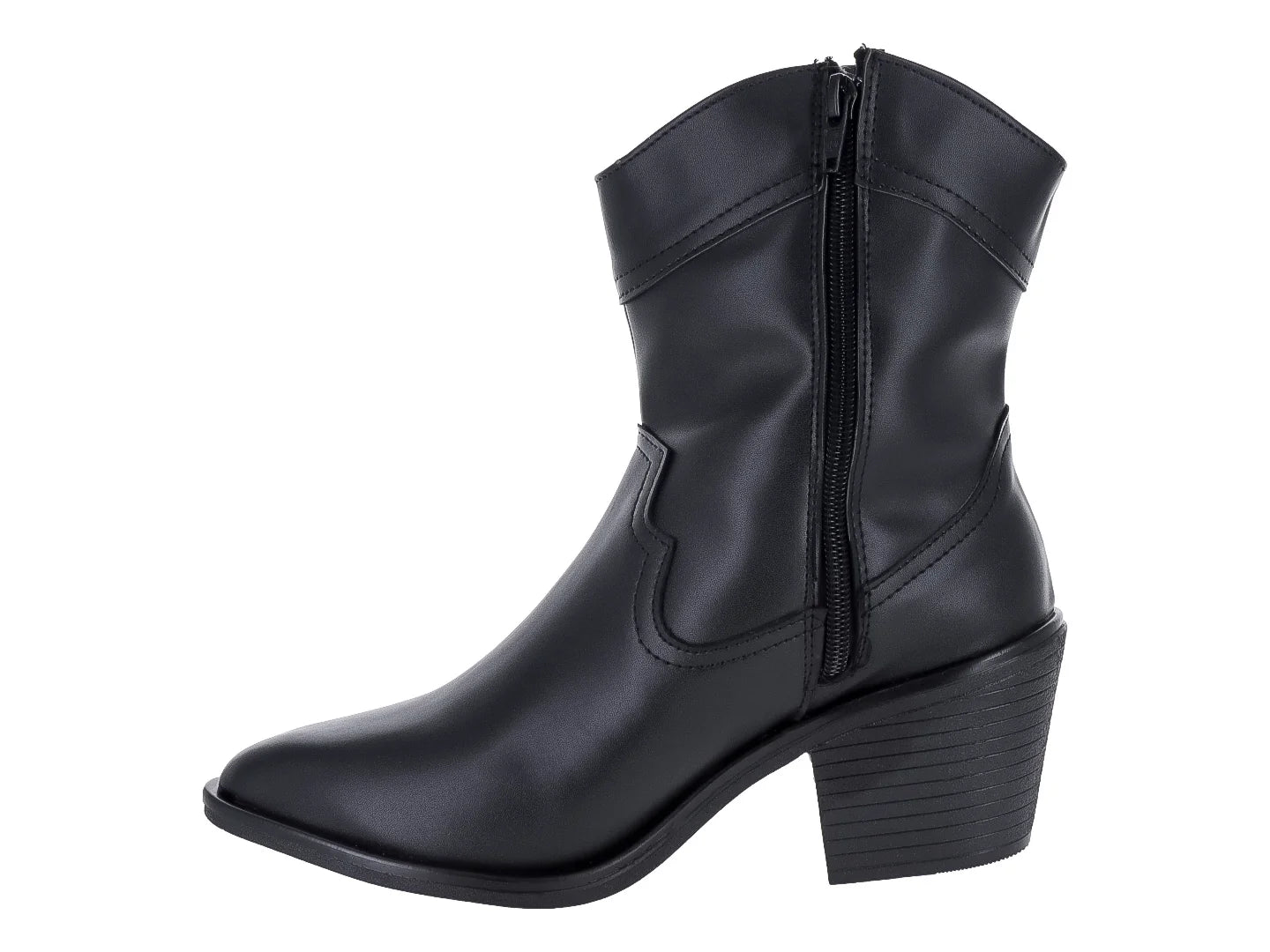 Botines Luna Rosa Negros para Mujer