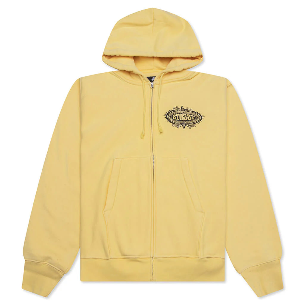 Mantra Zip Hoodie Yellow