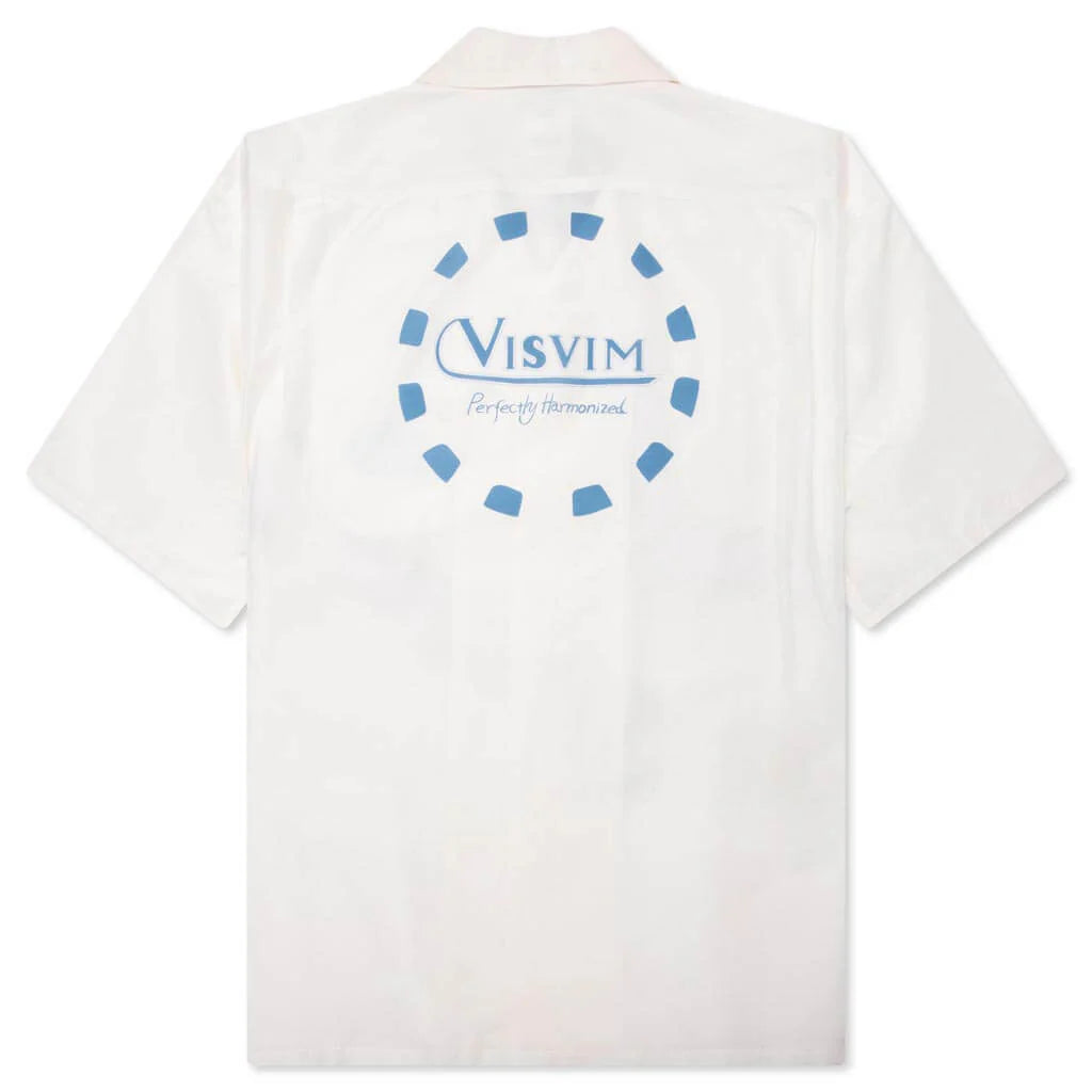 Crosby S S Silk Shirt White
