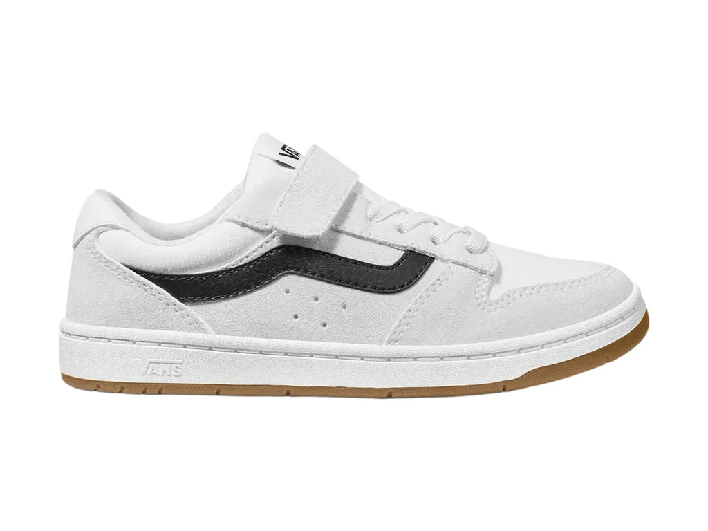Tenis Vans Ryland LS V Blanco y Negro para Niño