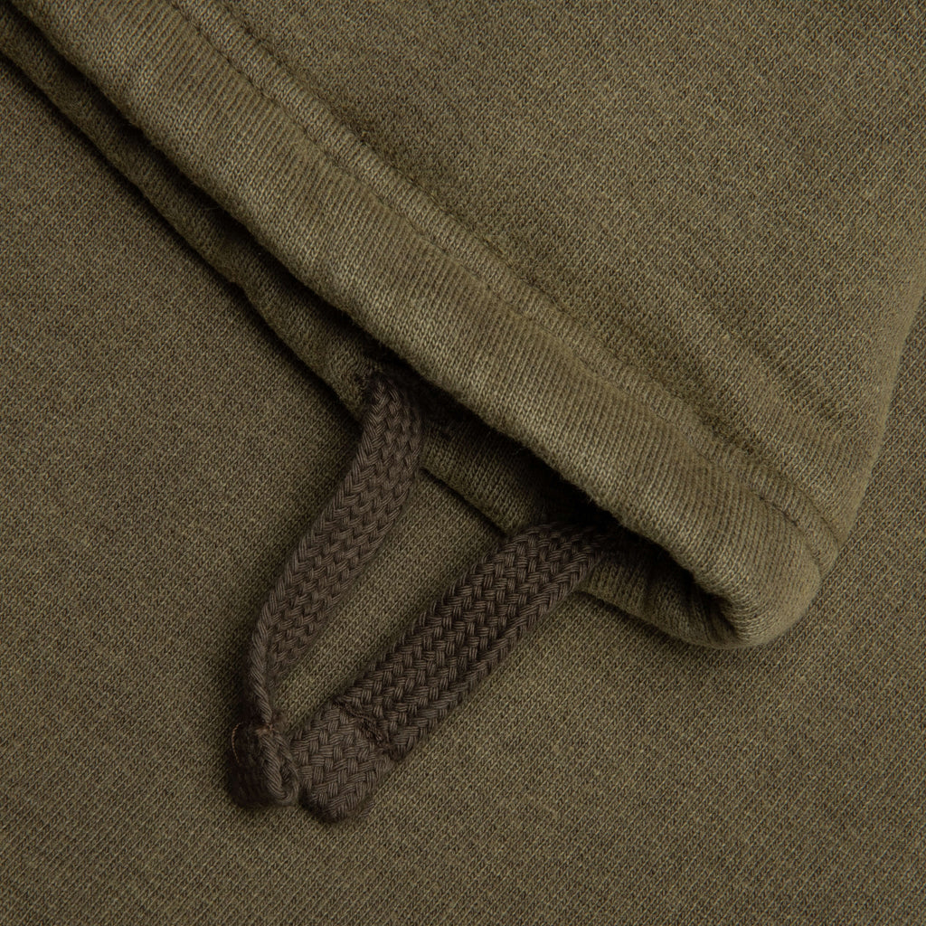 Faded Graphic Fleece Pant Olive