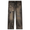 Savage Denim DP Wide Pants Black
