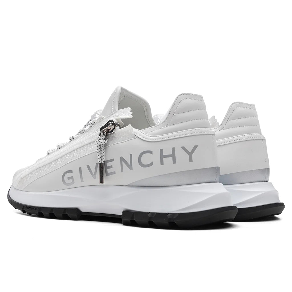 Spectre Zip Runners White Silvery