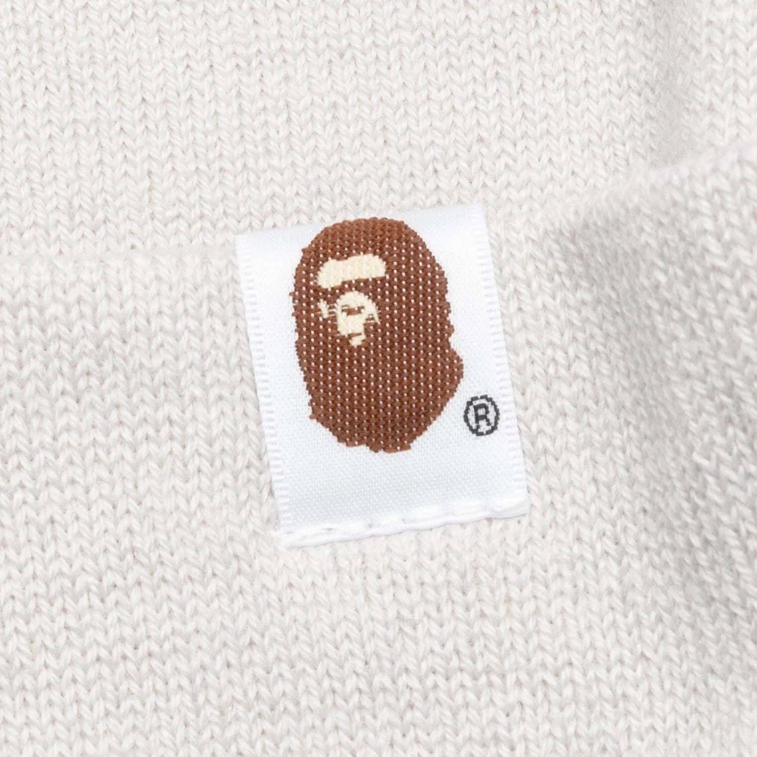 Bape Patch Knit Cap Gray