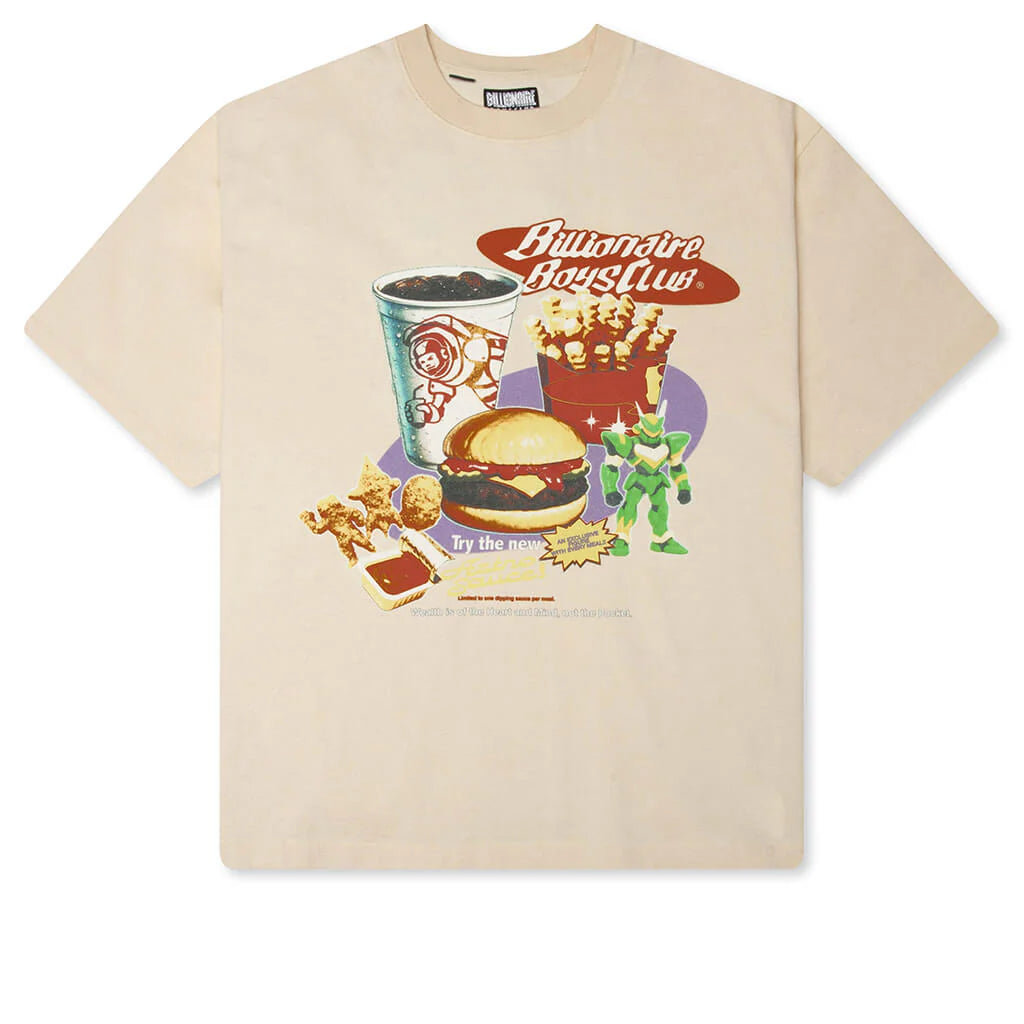 Astro Sauce S S Knit Tee Ecru