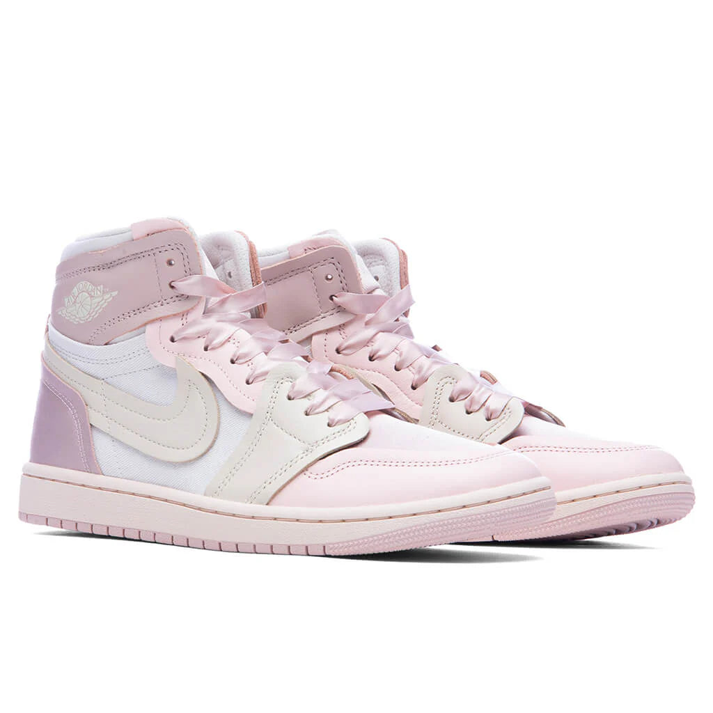 Womens Air Jordan 1 High Methods Of Make Pink Oxford Legend Light Brown Atmosphere