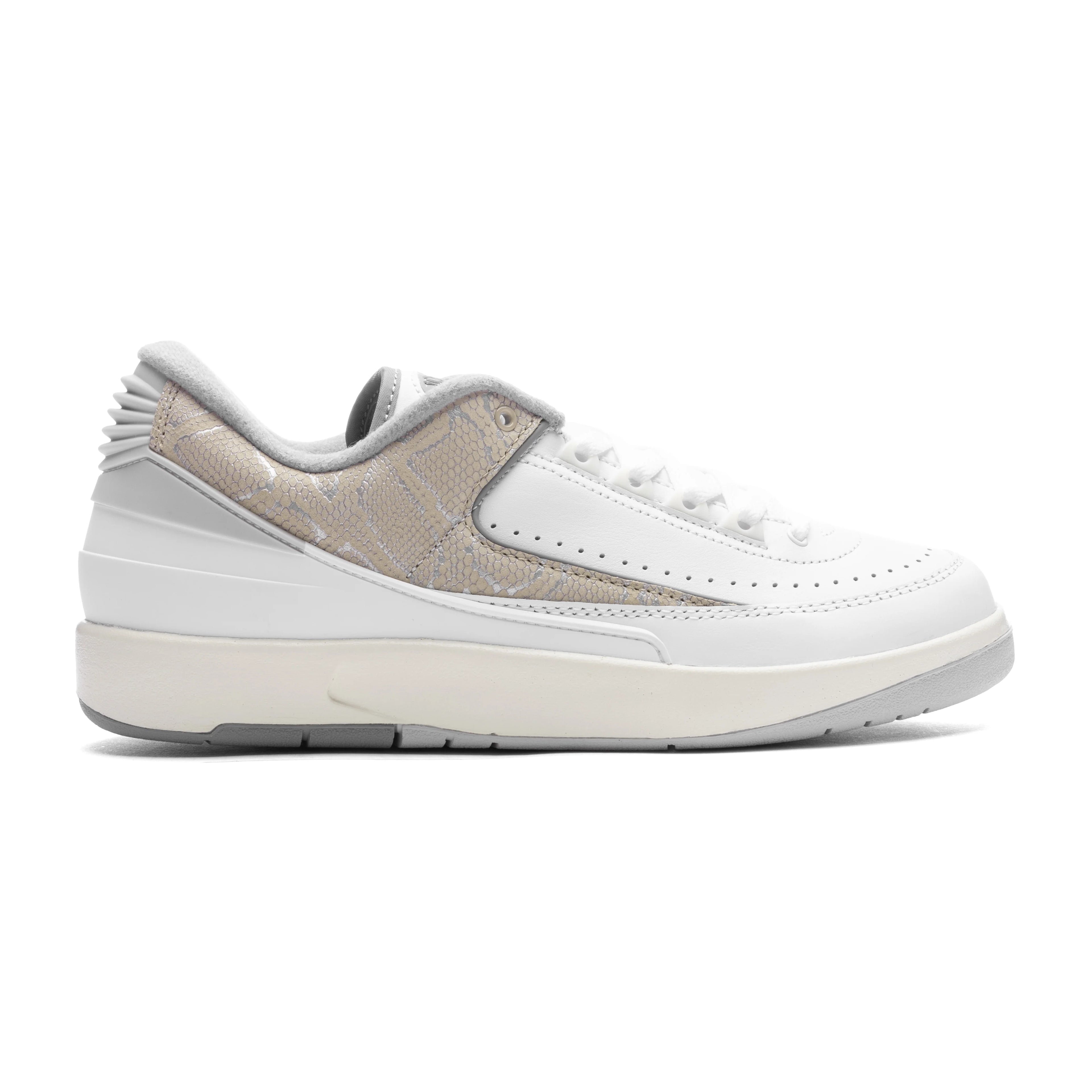 Air Jordan 2 Retro Low Python White Cement Grey Sanddrift