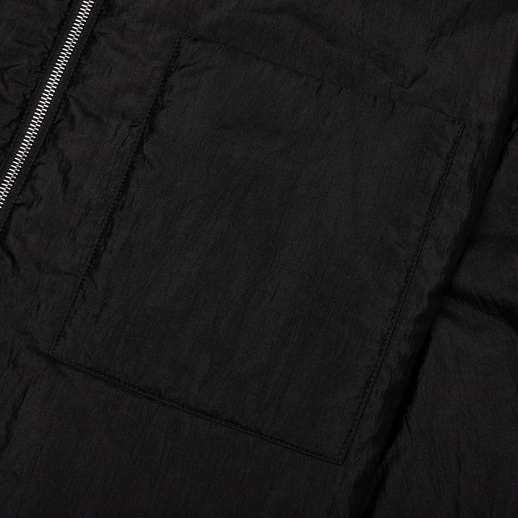 Zip Up Shirt Black