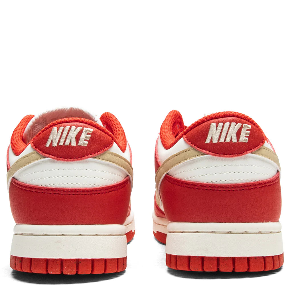 Womens Dunk Low Light Crimson Team Gold Sail
