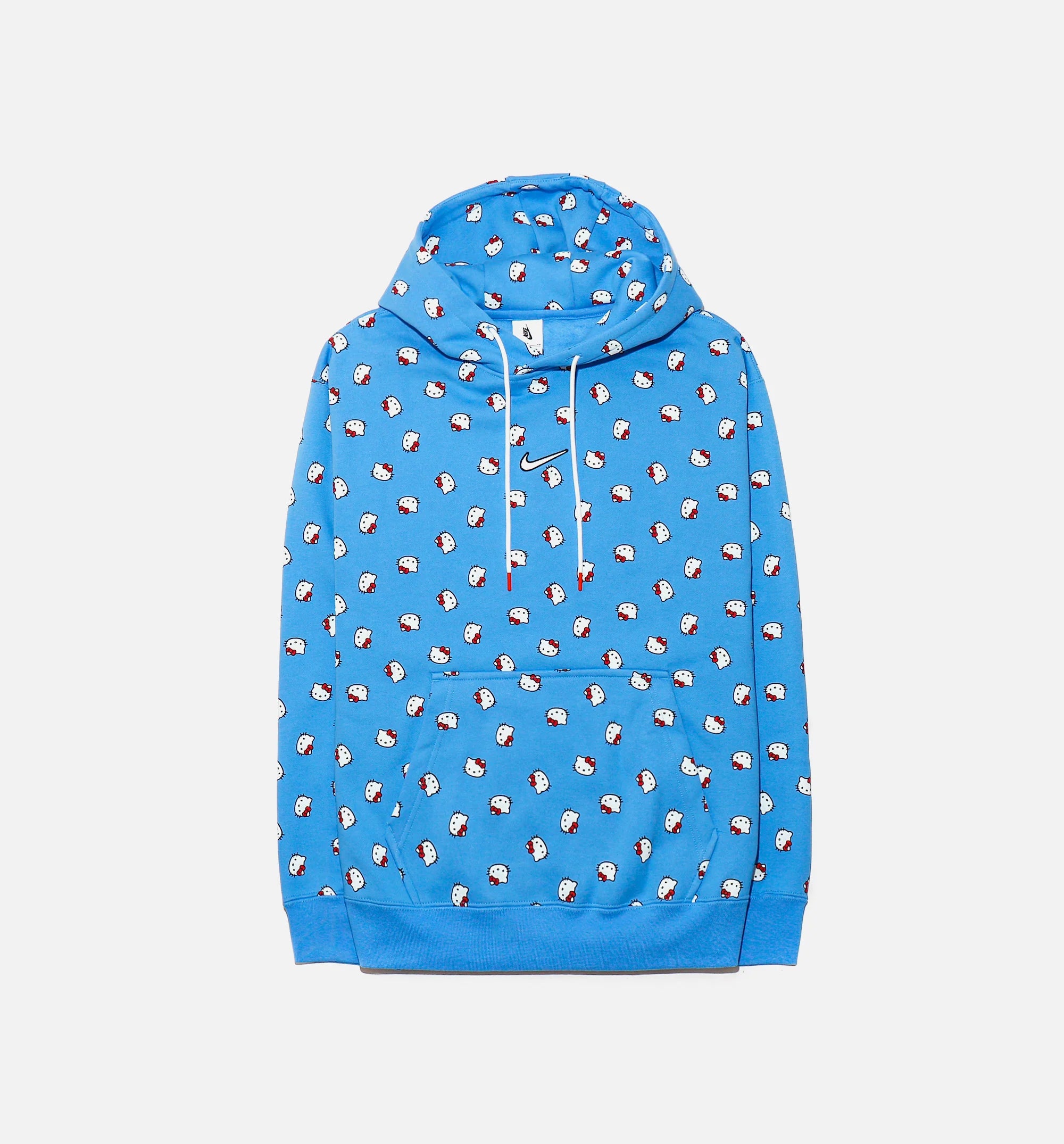 Hello Kitty Fleece Hoodie Mens Hoodie Blue