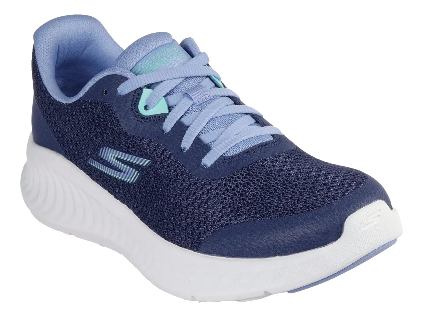 Tenis Skechers Go Walk Now Azul Marino para Mujer