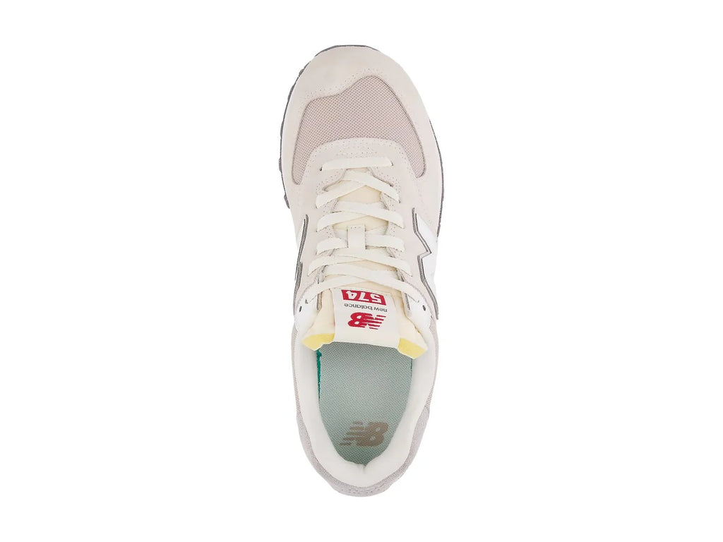 Tenis New Balance 574 Gris y Blanco para Hombre