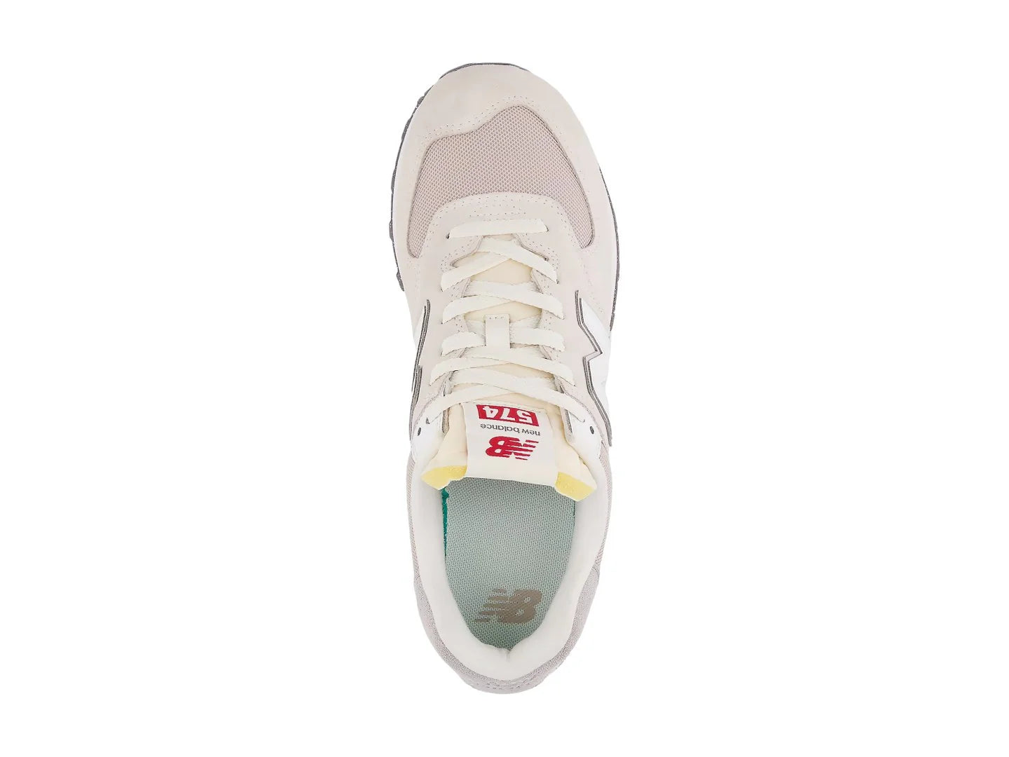 Tenis New Balance 574 Gris y Blanco para Hombre