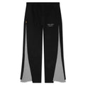 Twisted Leg Sweatpant Flare Washed Black Heather Grey