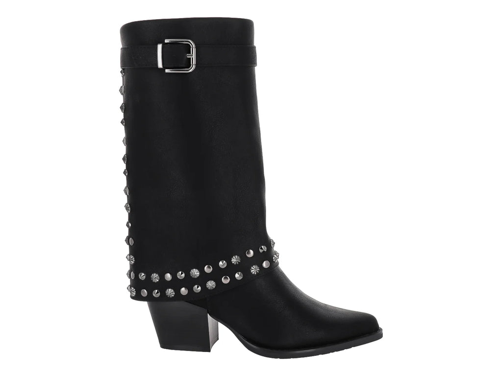 Botas ROZE Negras con Estoperoles para Mujer