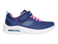 Tenis Skechers Microspec Max Azul y Rosa para Niña