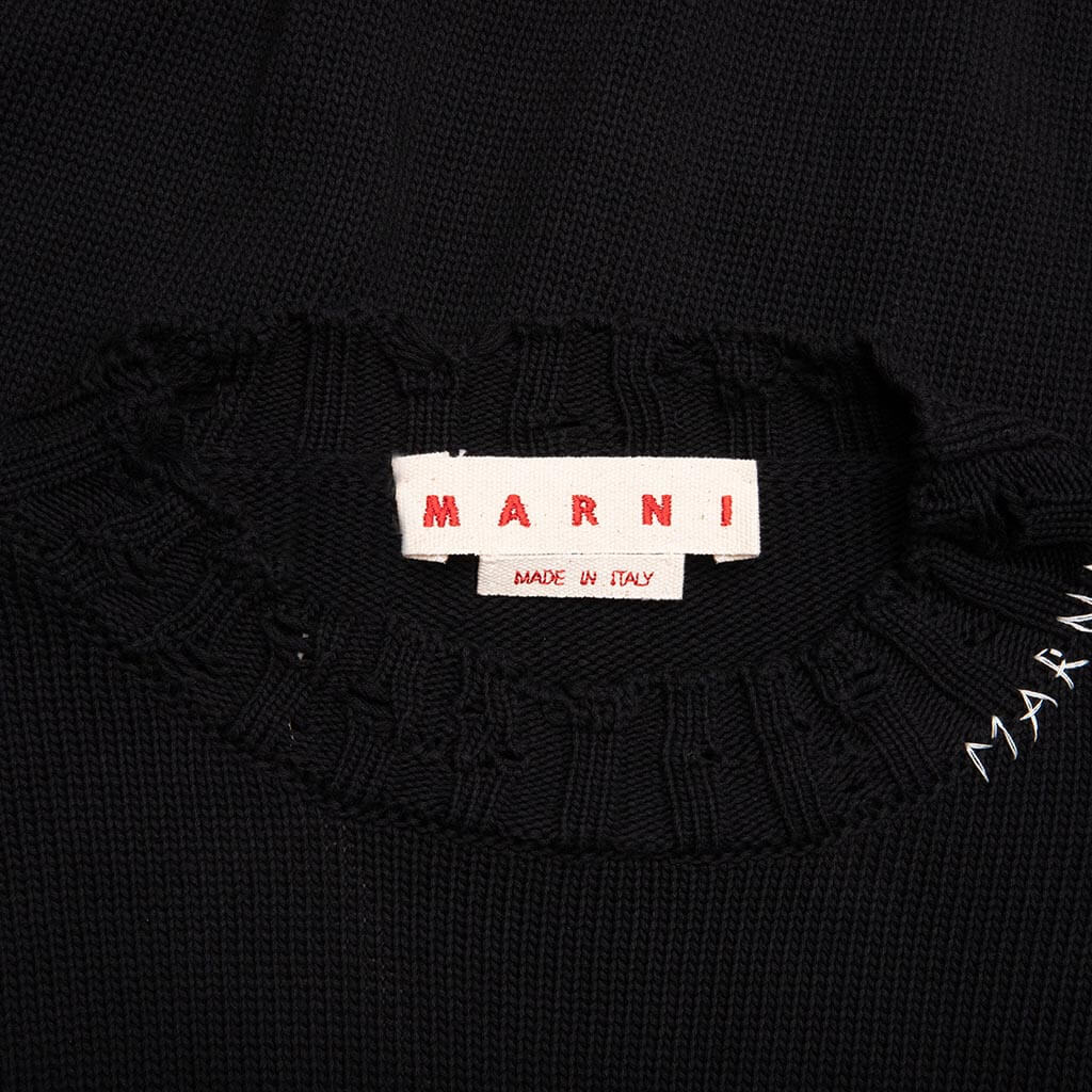 Round Neck Sweater Black
