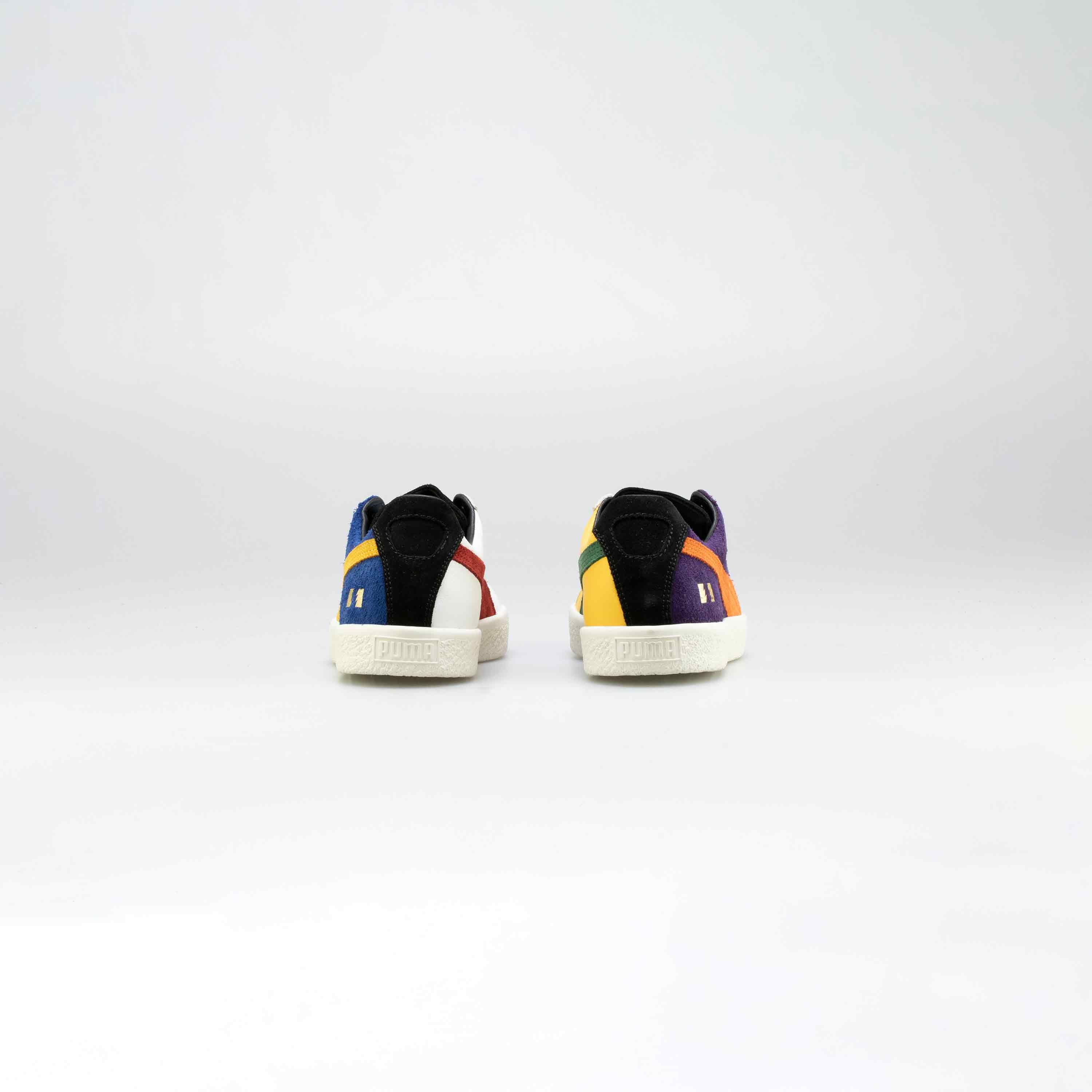 Clyde X the Hundreds Mens Lifestyle Shoe Blue Yellow