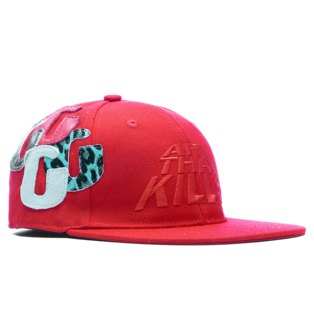 ATK G Patch Fitted Cap Red