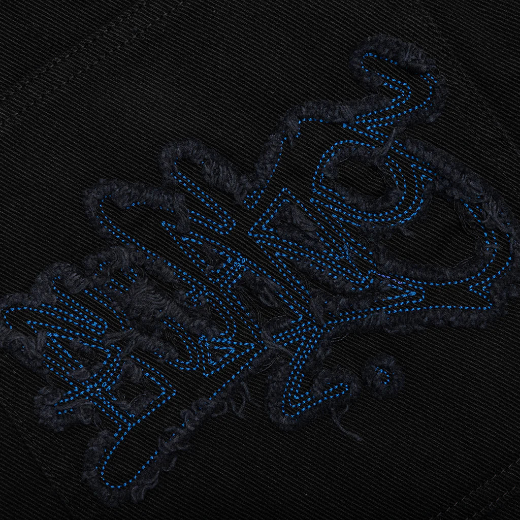Frayed Script Painter Shorts Black