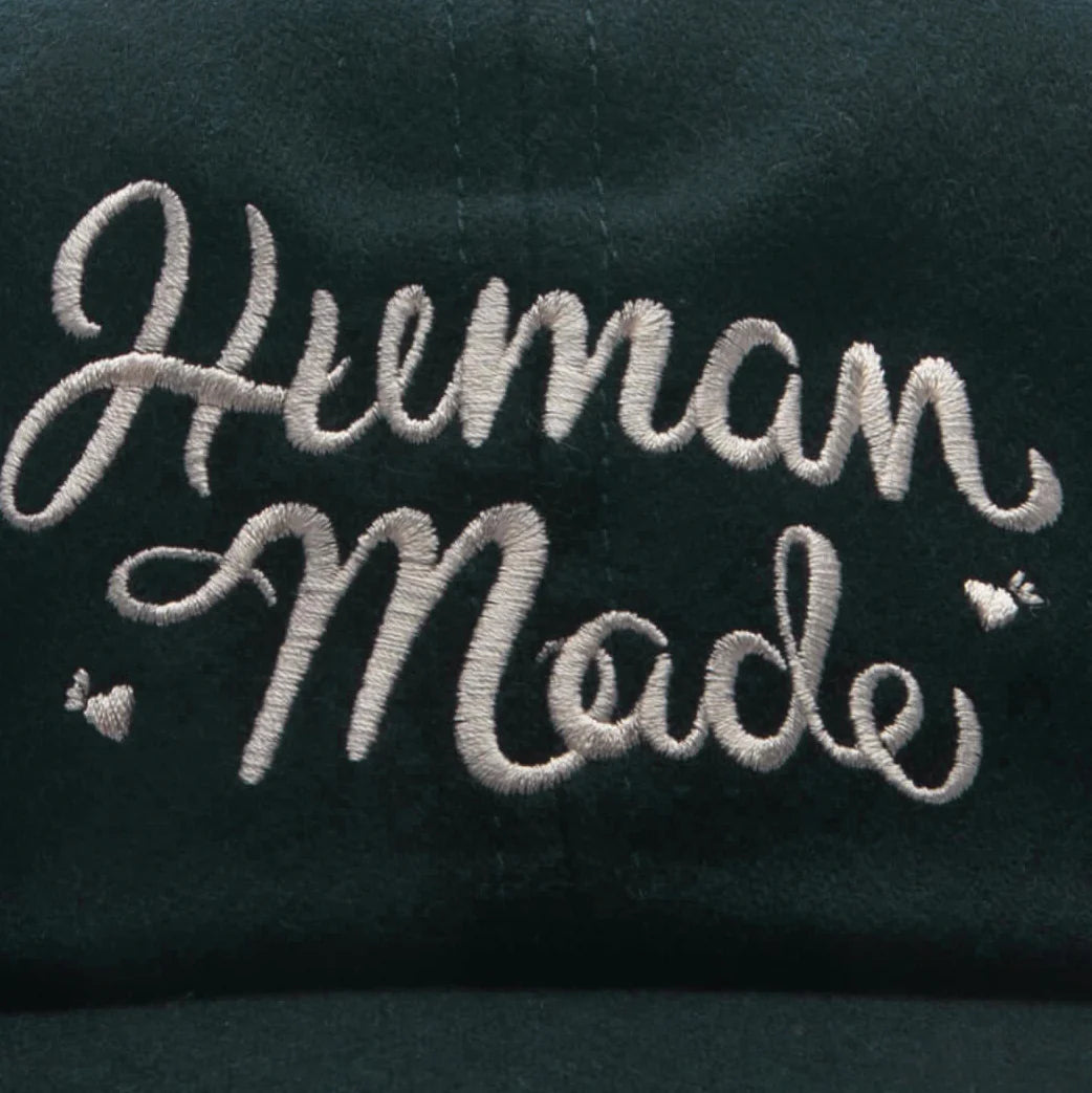 6 Panel Wool Cap Green