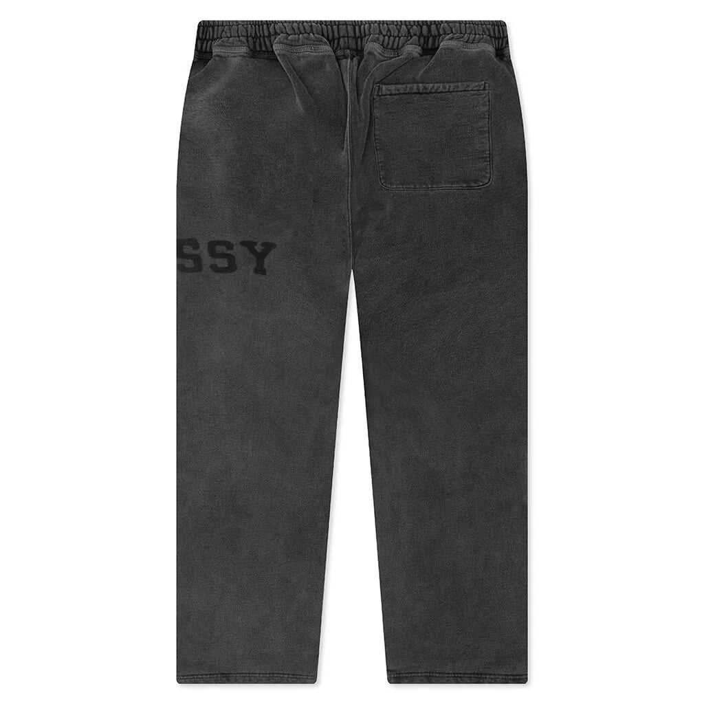 Faded Graphic Fleece Pant Washed Black