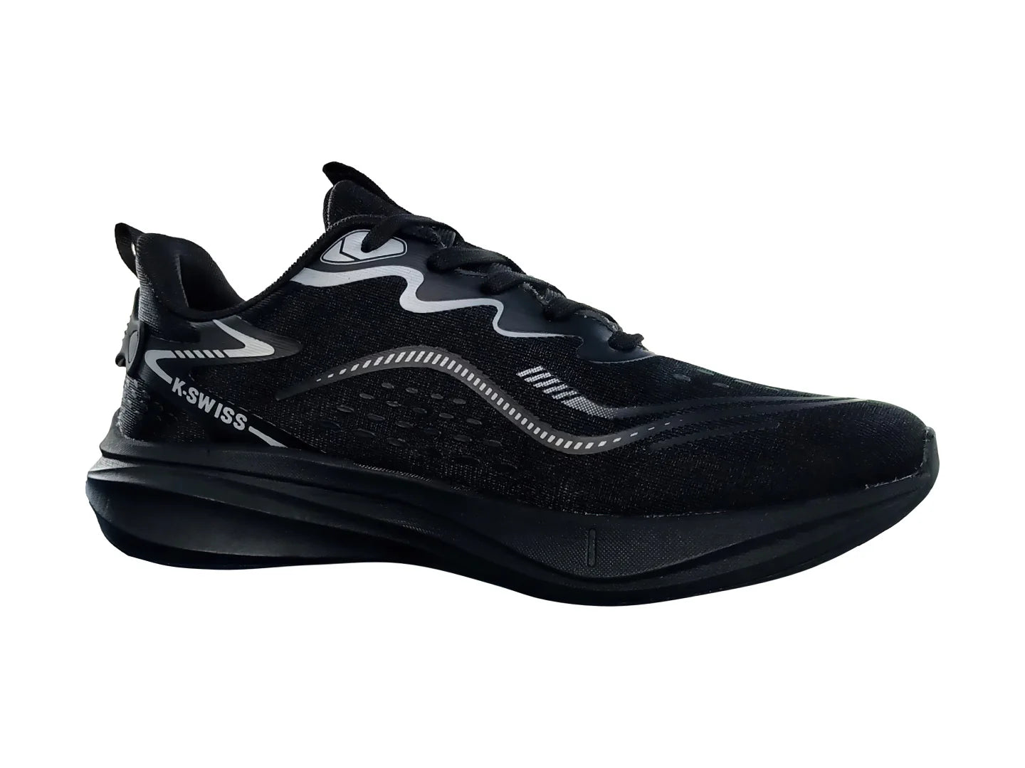 Tenis K Swiss Martinus Negro y Gris para Hombre