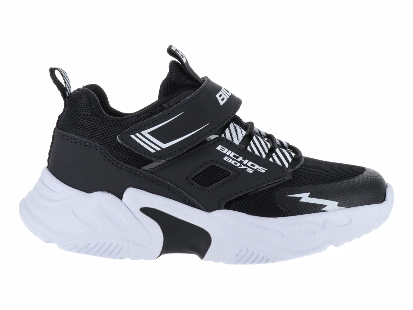Tenis BICHOS Negro Blanco para Niño