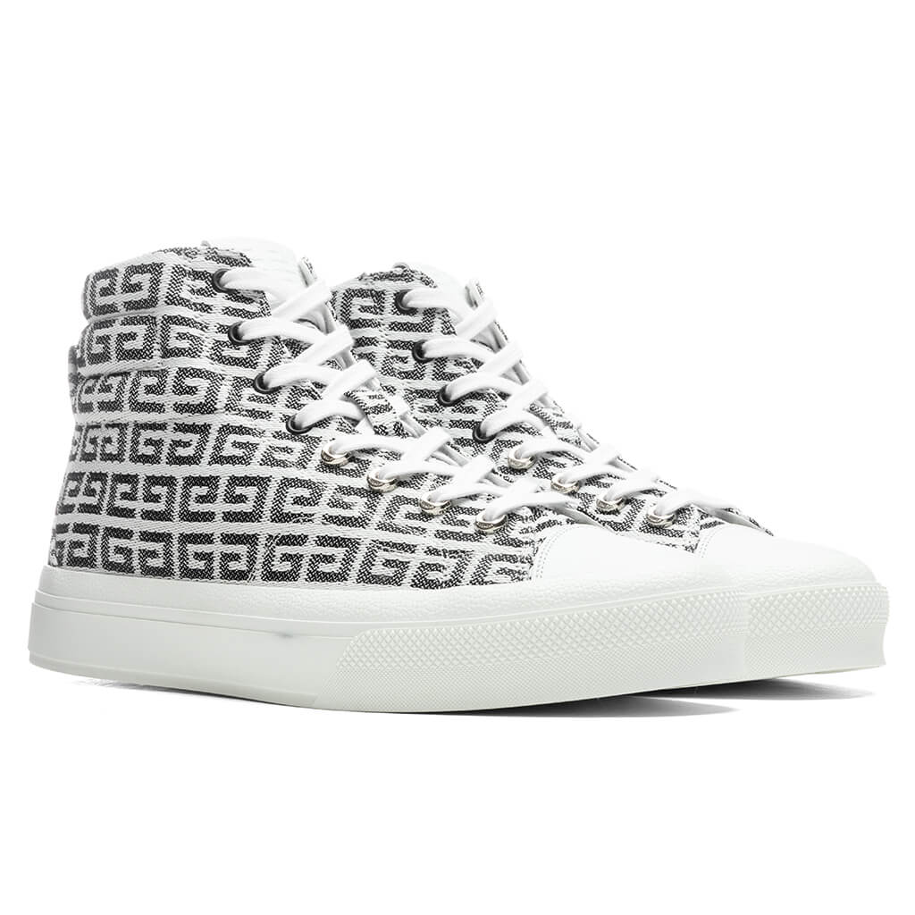 City High Top Sneaker Black White