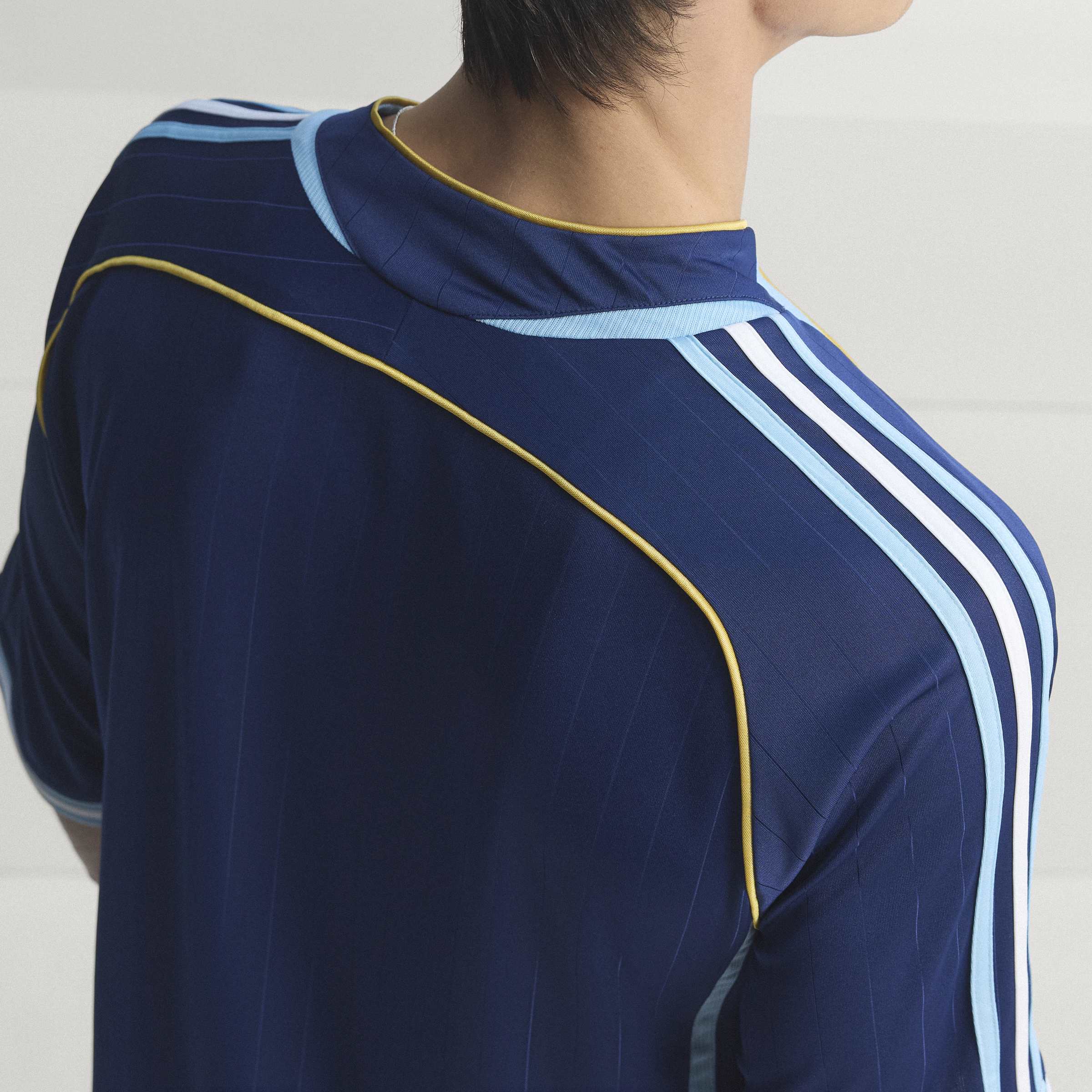 adidas Argentina Away Mens Soccer Jersey 2006 Dark Blue
