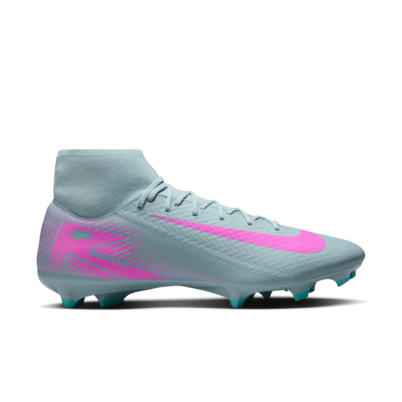 Nike Zoom Mercurial Superfly 10 Academy FG MG Multi Ground Football Boots Ocean Cube Pink Blast