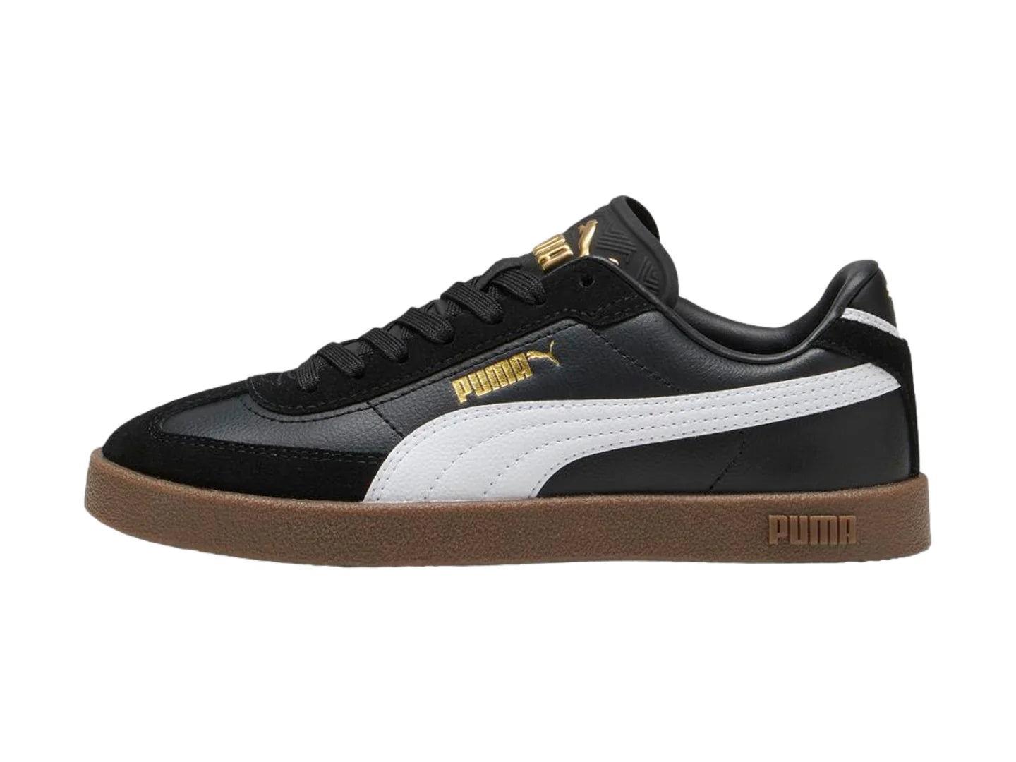 Tenis PUMA Club II Era Negro y Blanco para Niño