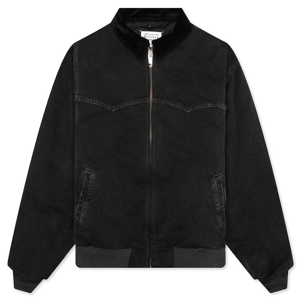 Yoke Caban Jacket Washed Black