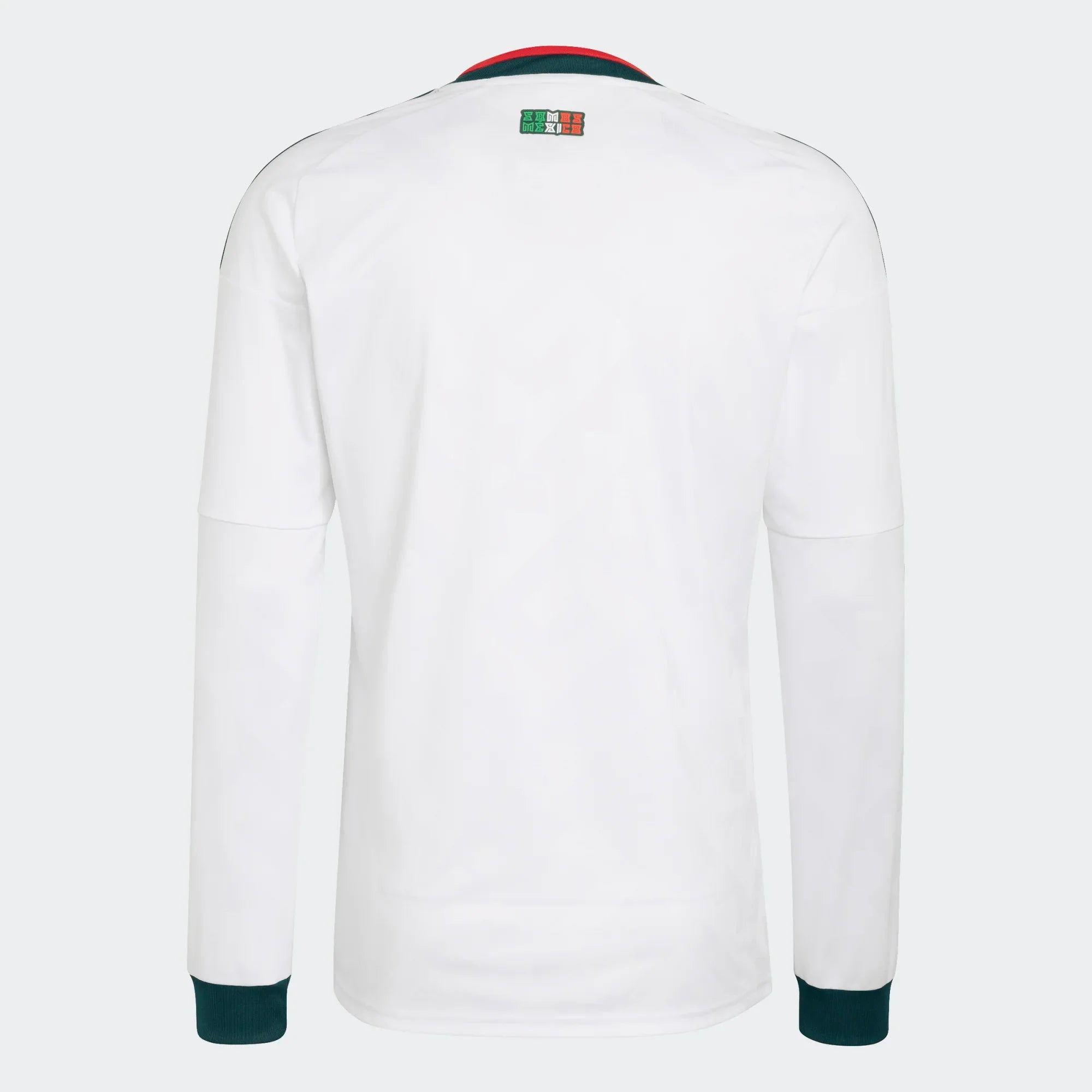 adidas Mexico Away Long Sleeve Mens Soccer Jersey 2026 White
