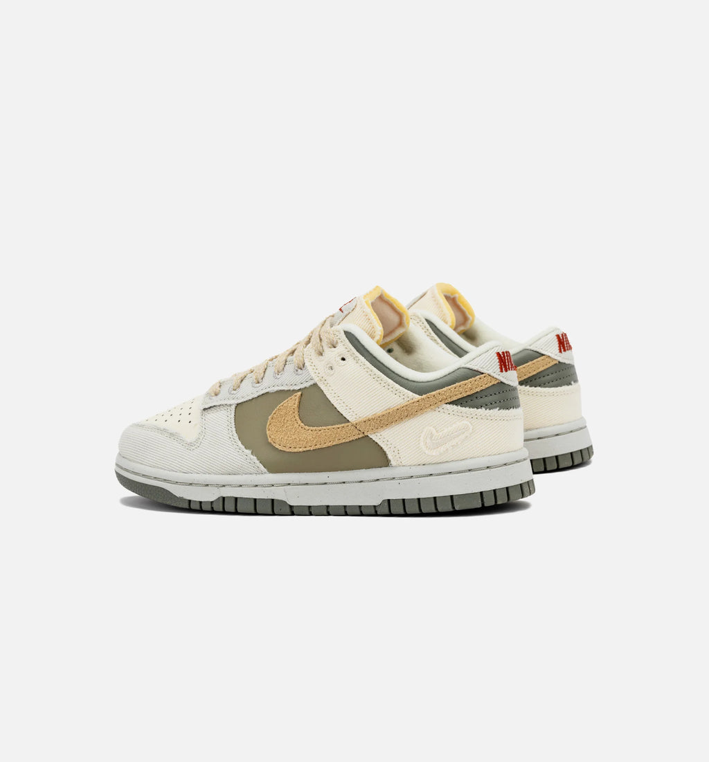 Dunk Low Womens Lifestyle Shoe Coconut Milk Sesame Alabaster Light Bone Neutral Olive