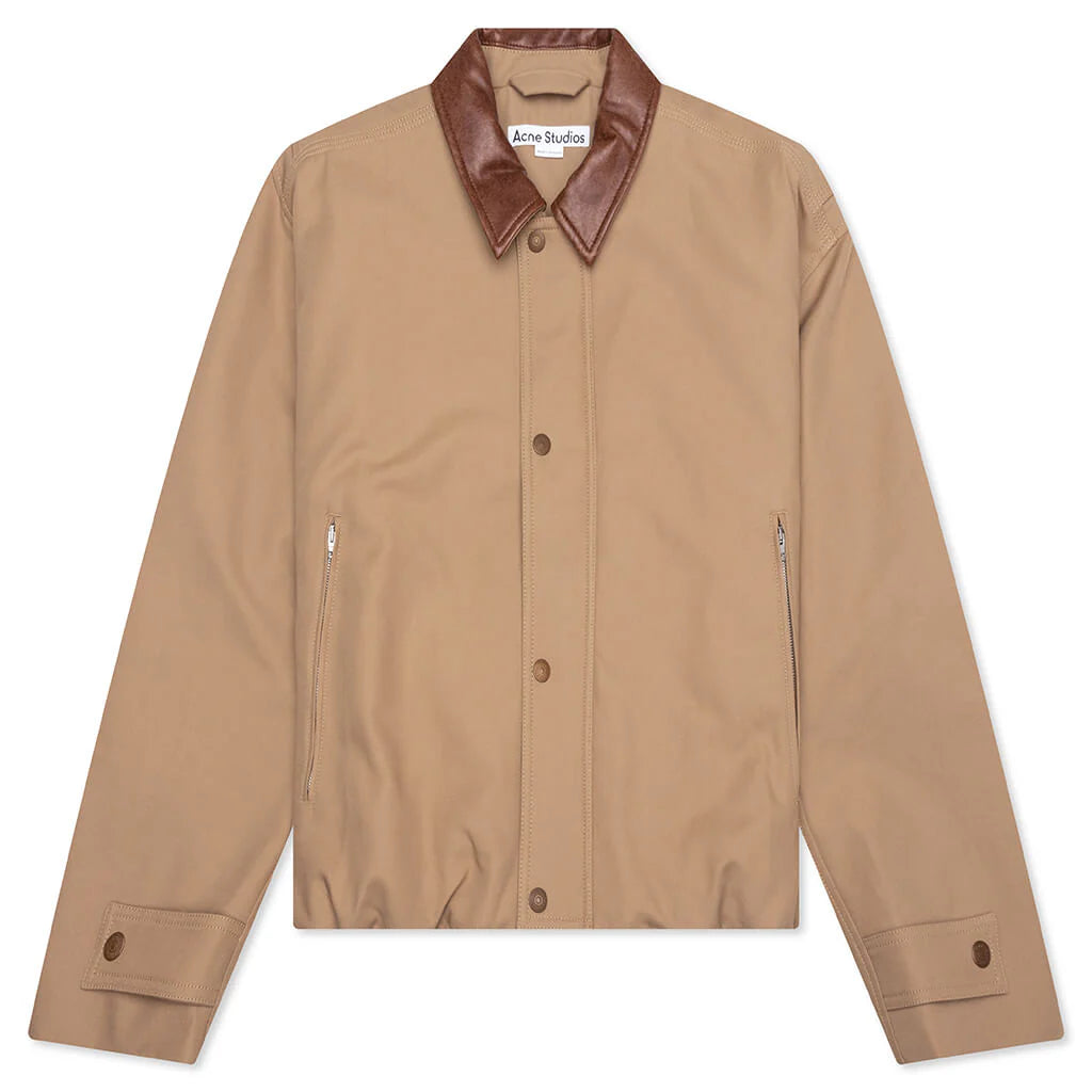 Twill Jacket Khaki Beige