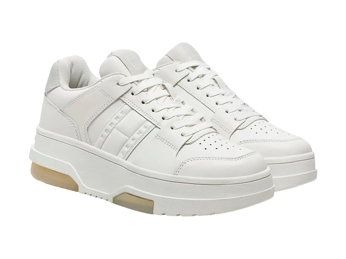 Tenis Tommy Hilfiger The Brooklyn Platform Blancos para Mujer