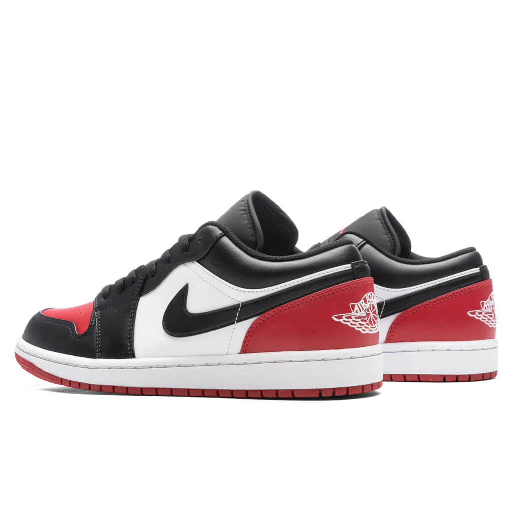 Air Jordan 1 Low White Black Varsity Red