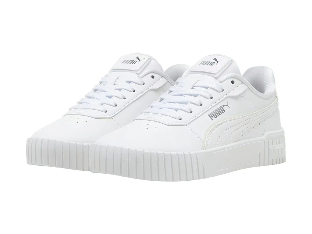 Tenis PUMA Carina 20 Holo Blanco y Plata para Niña