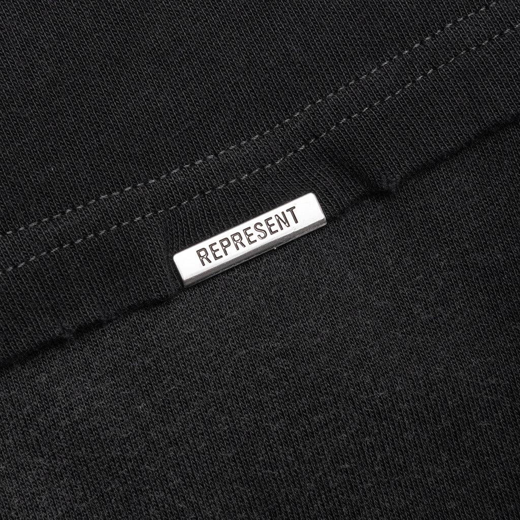 Atlas T Shirt Stained Black