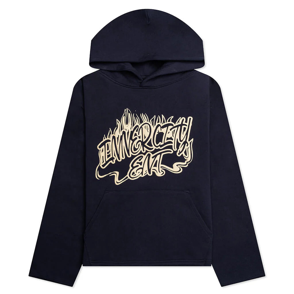Fire Hoodie Blue