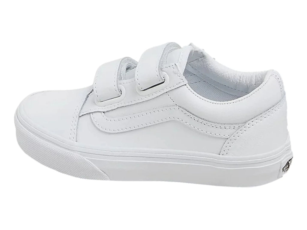 Tenis Vans Old Skool V Blanco para Niño