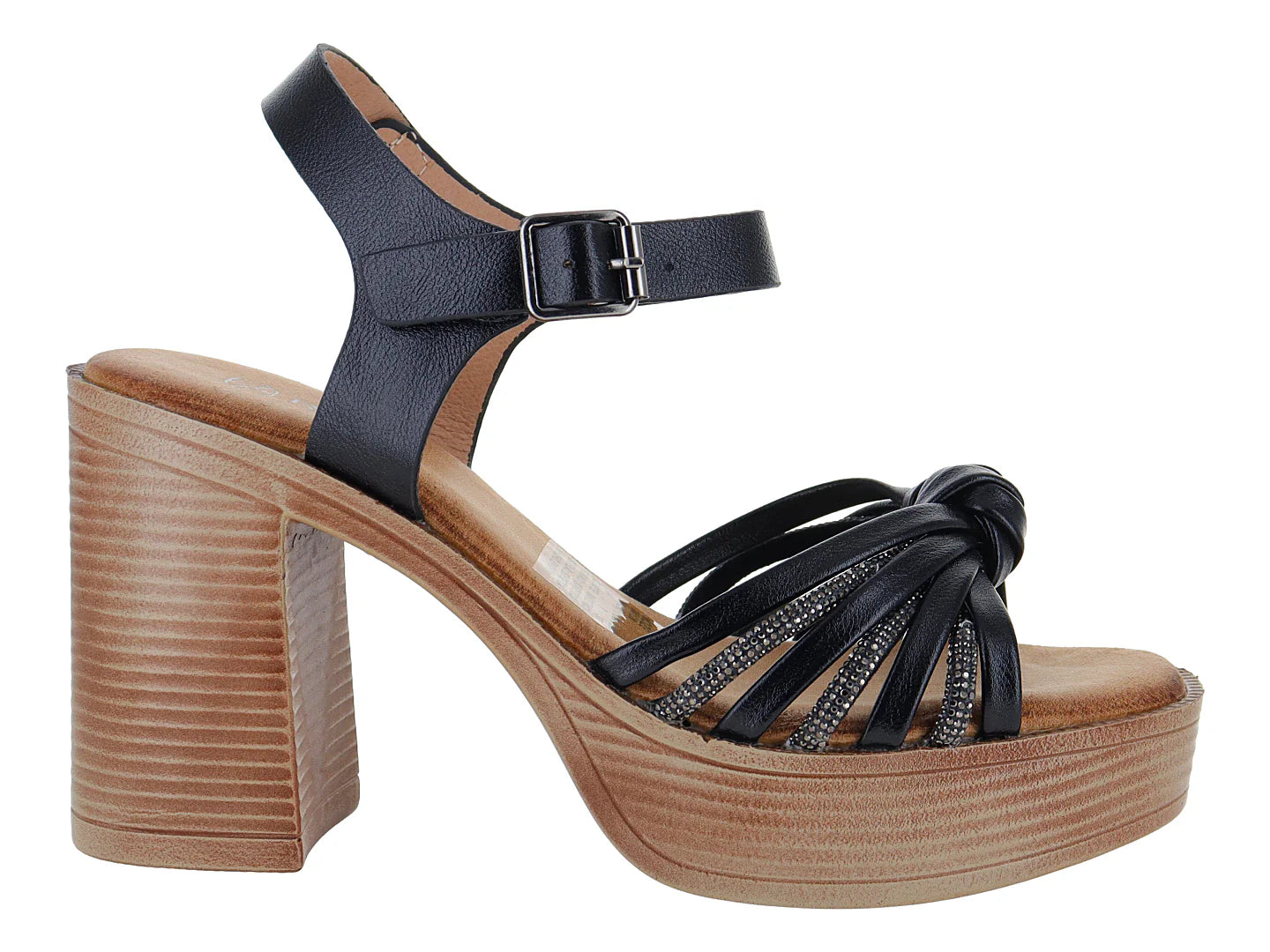 Sandalias de Plataforma Roze Negro para Mujer