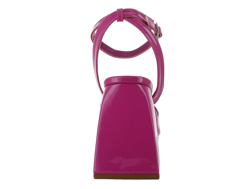 Zapatillas Senties Color Fucsia en Charol