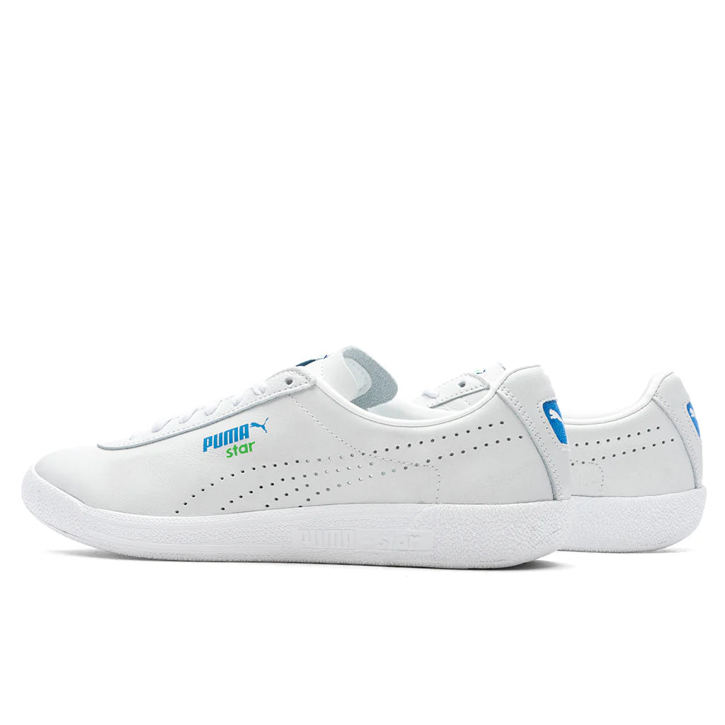 Star Tennis Whites White Ultra Blue Green