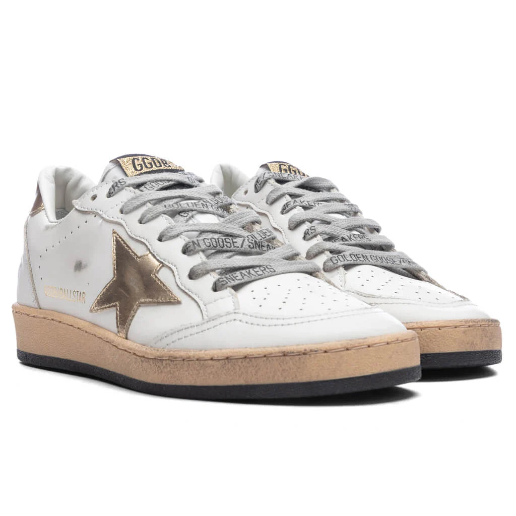 Womens Ball Star Net Sneaker Milk Gold