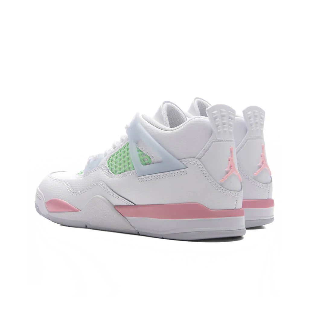Air Jordan 4 Retro Valentines Day PS White Medium Soft Pink Half Blue