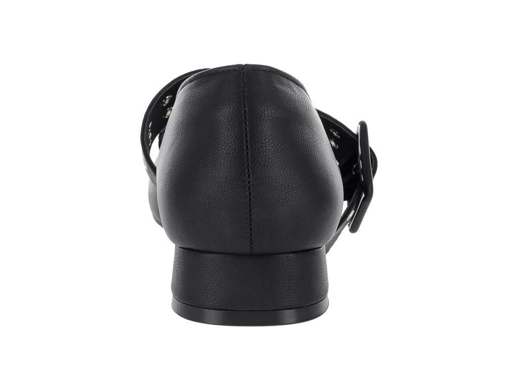 Zapatos Planos Ballerinas Roze Negros para Mujer