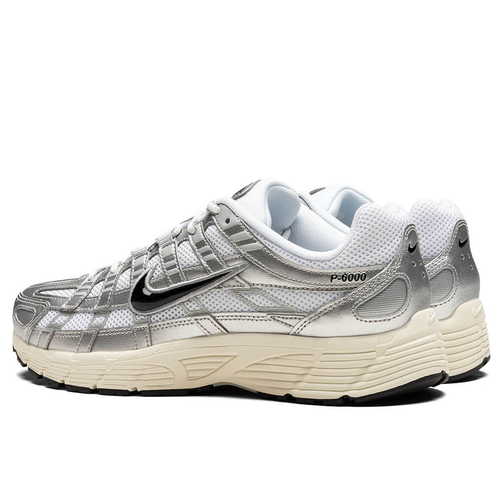 P 6000 White Black Metallic Silver Flat Silver