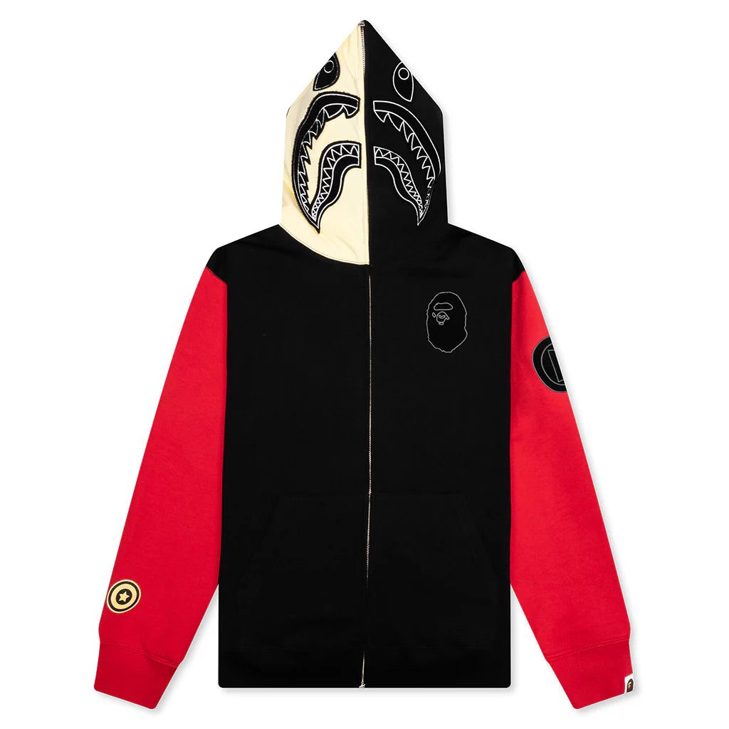 Shark Full Zip Hoodie China Black